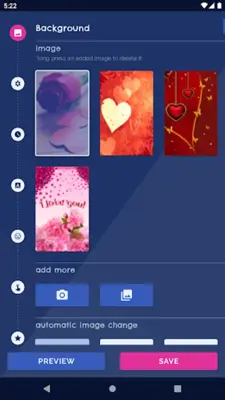 Love Hearts Live Wallpaper android App screenshot 6